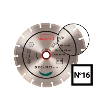   Abraboro univerzális gyémánttárcsa N16 180×22,2 mm (718000016)