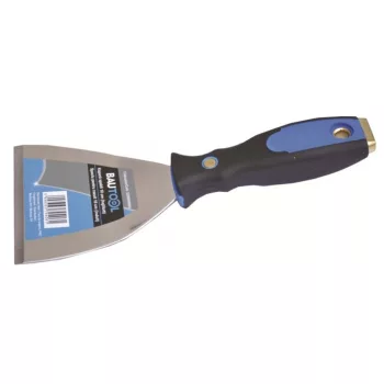   Bautool erősített kaparó spakli 10cm hajlított soft nyél üthető kivitel (b3380060804)