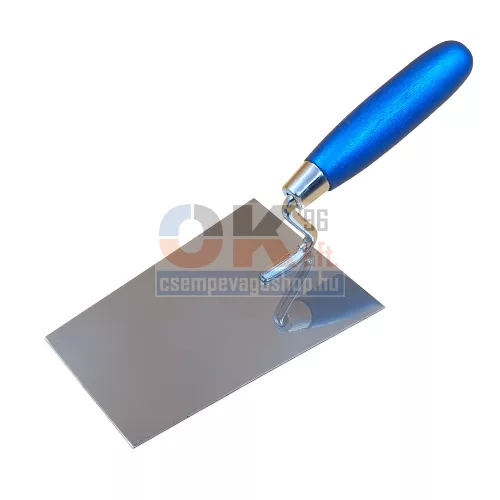 Bautool kőműveskanál inox 110×160x90mm fa nyél (b4116160)