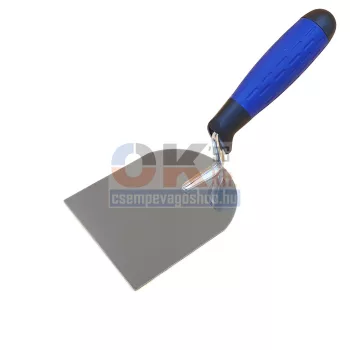  Bautool gipsz és burkolókanál inox 100mm soft nyél (b6402100)