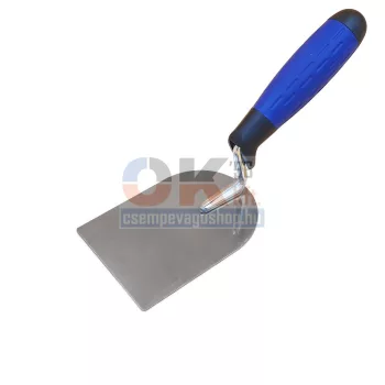   Bautool gipsz és burkolókanál inox 80mm soft nyél (b640280)