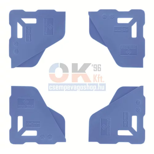 Bautool sarokvédő nagy méretű lapokhoz, 6mm laphoz 4db / csomag (b696013)