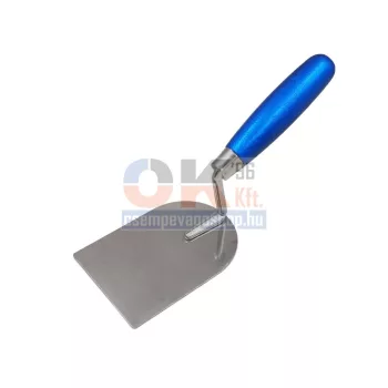   Bautool gipsz és burkolókanál inox 80mm fa nyél (bd640280)