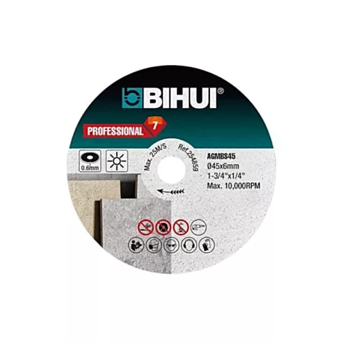 BIHUI mini gyémánttárcsa 45×0,6×6mm / 1db (bihagmbs45)