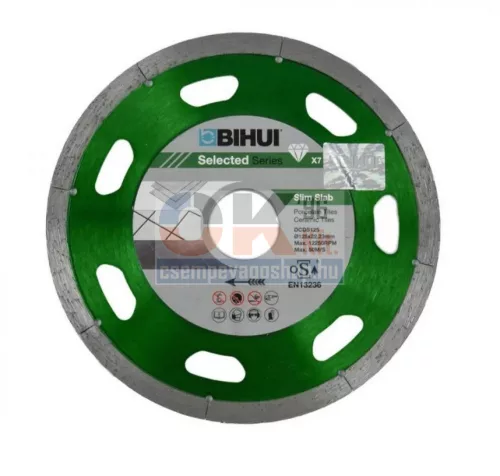 BIHUI gyémánttárcsa 115×7×1 mm (dcds115)