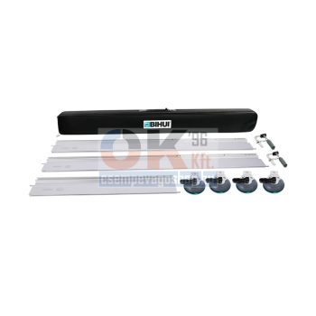   BIHUI Elektromos kerlitvágó körfűrészhez sín készlet, 2×1,4m+0,8m (bihlfrs5)