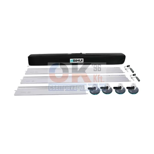 BIHUI Elektromos kerlitvágó körfűrészhez sín készlet, 2×1,4m+0,8m (bihlfrs5)