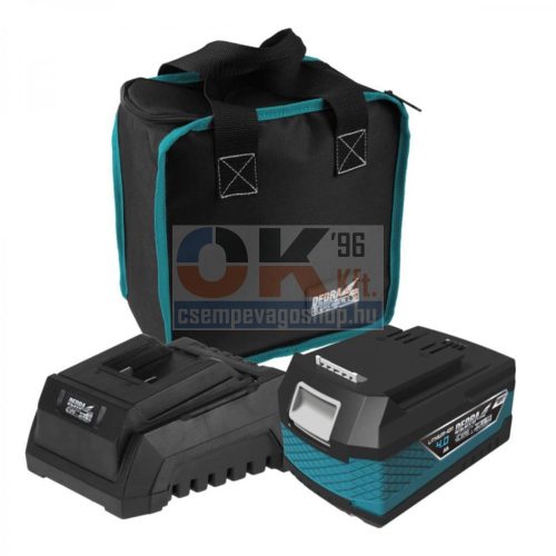 Dedra töltő és aksiszett (DED7001B + DED7034 + DED7038) (ded7030g02)