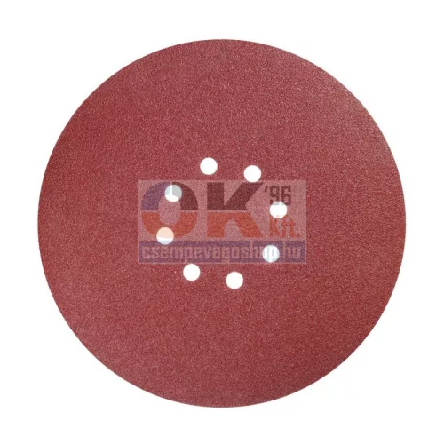 Dedra falcsiszolóhoz tépőzáras csiszolólap lyukakkal P180 5db 225mm (ded7749a5)