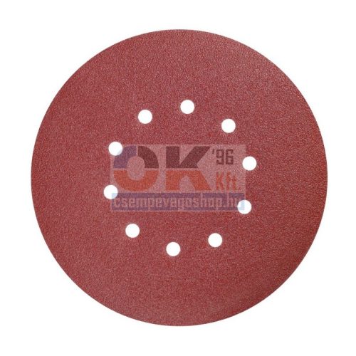 Dedra falcsiszolóhoz tépőzáras csiszolólap lyukakkal P150 5db 225mm (ded7749b4)