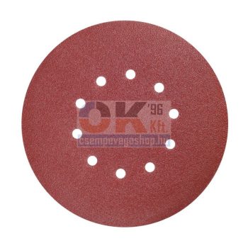   Dedra falcsiszolóhoz tépőzáras csiszolólap lyukakkal P240 5db 225mm (ded7749b6)