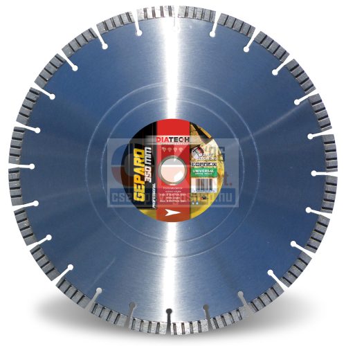 Diatech gyémánttárcsa GEPARD 350x30/25,4x12 mm (ge350)