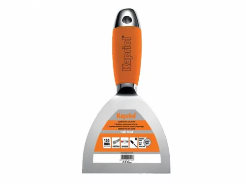 Kapriol festékkaparó spakli 40 mm széles inox kovácsolt (k23143)