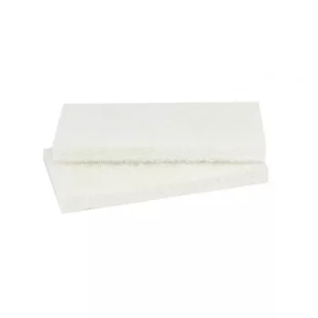   Kubala, Csiszoló tisztítólap tépőzáras cserelap 2db fehér finom 250×120mm (mak0362)