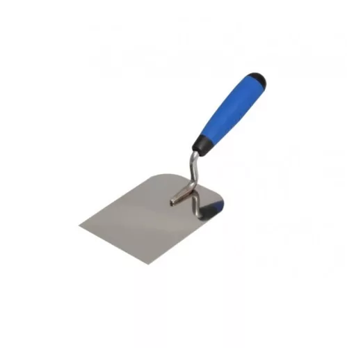 Kubala kéziszerszám, Kőműves burkoló gipszkanál gumirozott nyéllel 60mm (mak0932)