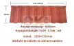 DREPA BONDrose kőzúzalékos, modulos cserepes lemez 1db (roofbond-rose)
