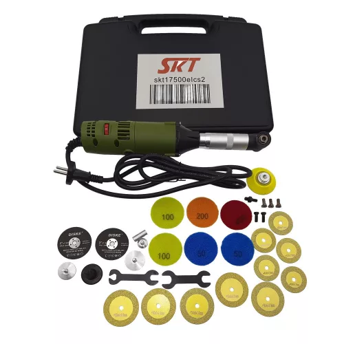 SKT MINI sarokcsiszoló, multigép 550W + koffer és tartozék (skt17500elcs2)