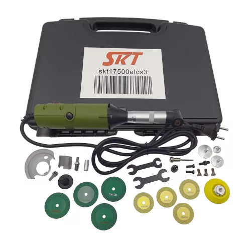 SKT MINI sarokcsiszoló, multigép 550W + koffer és tartozék (skt17500elcs3)