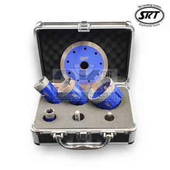   SKT 256 PREMIUM gyémánt fúró készlet 20-35-45-68 mm +koffer (skt256005c)