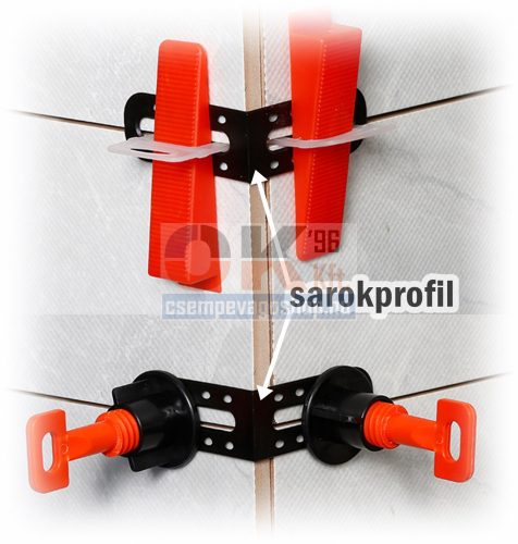 SKT317 műanyag sarok összehúzó 25db / csomag (újrahasználható szintezőhöz)    (skt31700cs2)