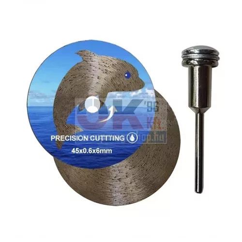 SKT 511 mini gyémánttárcsa, 50×0,6× 6mm/1db + tengely (skt511050T)