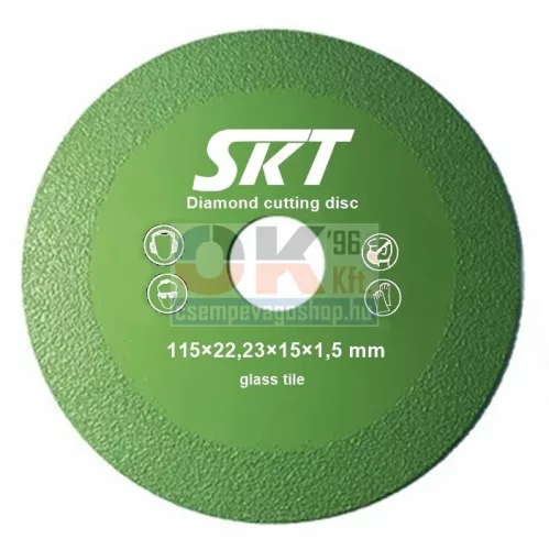 SKT 624 gyémánt üvegvágó tárcsa D115×22,2mm (skt624h115)