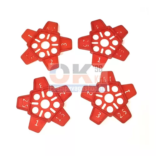 Multisize többméretű fuga távtartó, fugakereszt, 1-1,5-2-2,5-3 mm fugához 50db (skt8888-50)