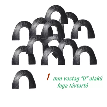 SKT U alakú fuga távrtartó 1 mm fuga 100 db (skt910u10)