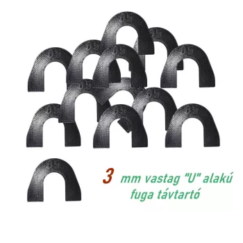 SKT U alakú fuga távrtartó 3 mm fuga 100 db (skt910u30)