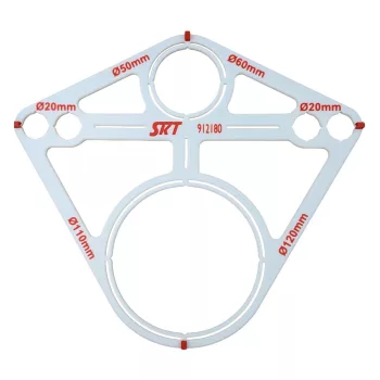 Geberit fali WC furat átjelölő sablon (skt912180)