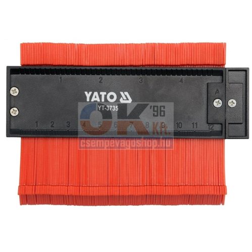 Yato profilmásoló, konturmásoló sablon 125mm×25mm (yt3735)